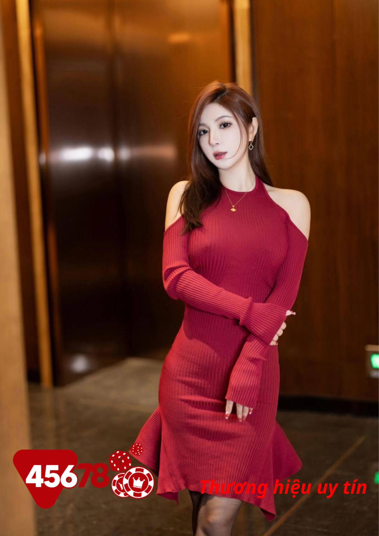 +239 Ảnh gái xinh, Ảnh gái hot girl , ảnh gái 18+, gái xinh hot Tiểu Yêu Tinh – Váy đỏ tinh nghịch khoe thân lộ liễu